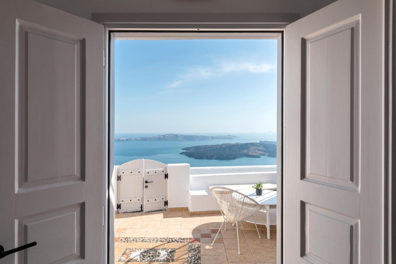 Calderas Hug & Panoramic Sea View - 3 Lux Suites Imerovígli Kültér fotó